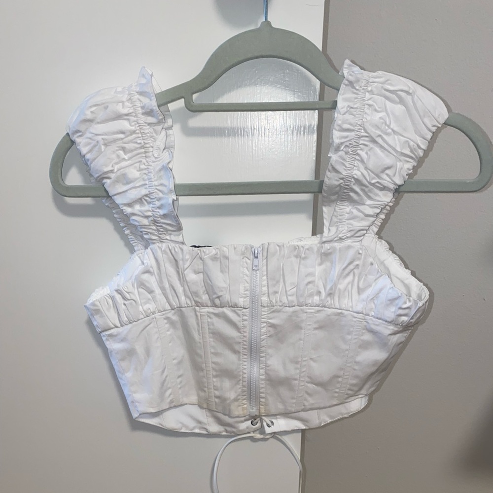 NWT Forever 21 Lace-up Corset Top - Picture 5 of 12